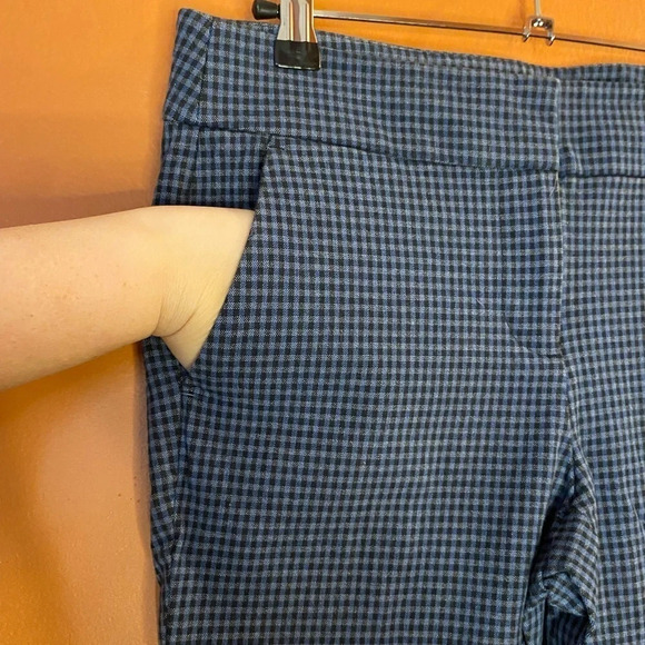 W&W ONCE LOFT Petite Plaid Skinny Ankle Pants in Marisa Fit - Picture 3 of 6